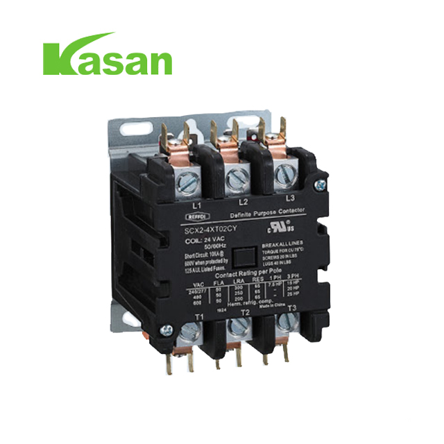 Ыстық сатылымдағы HVAC 24V 20/30A 3P кондиционері Кондиционерге арналған айнымалы ток контакторының түрлері